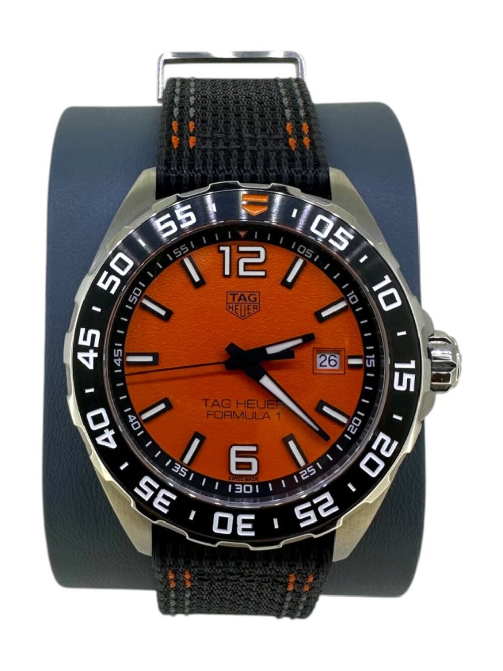 TAG Heuer Formula 1 Quartz 43mm Rare Orange Quartz Stainless Steel Gents Watch